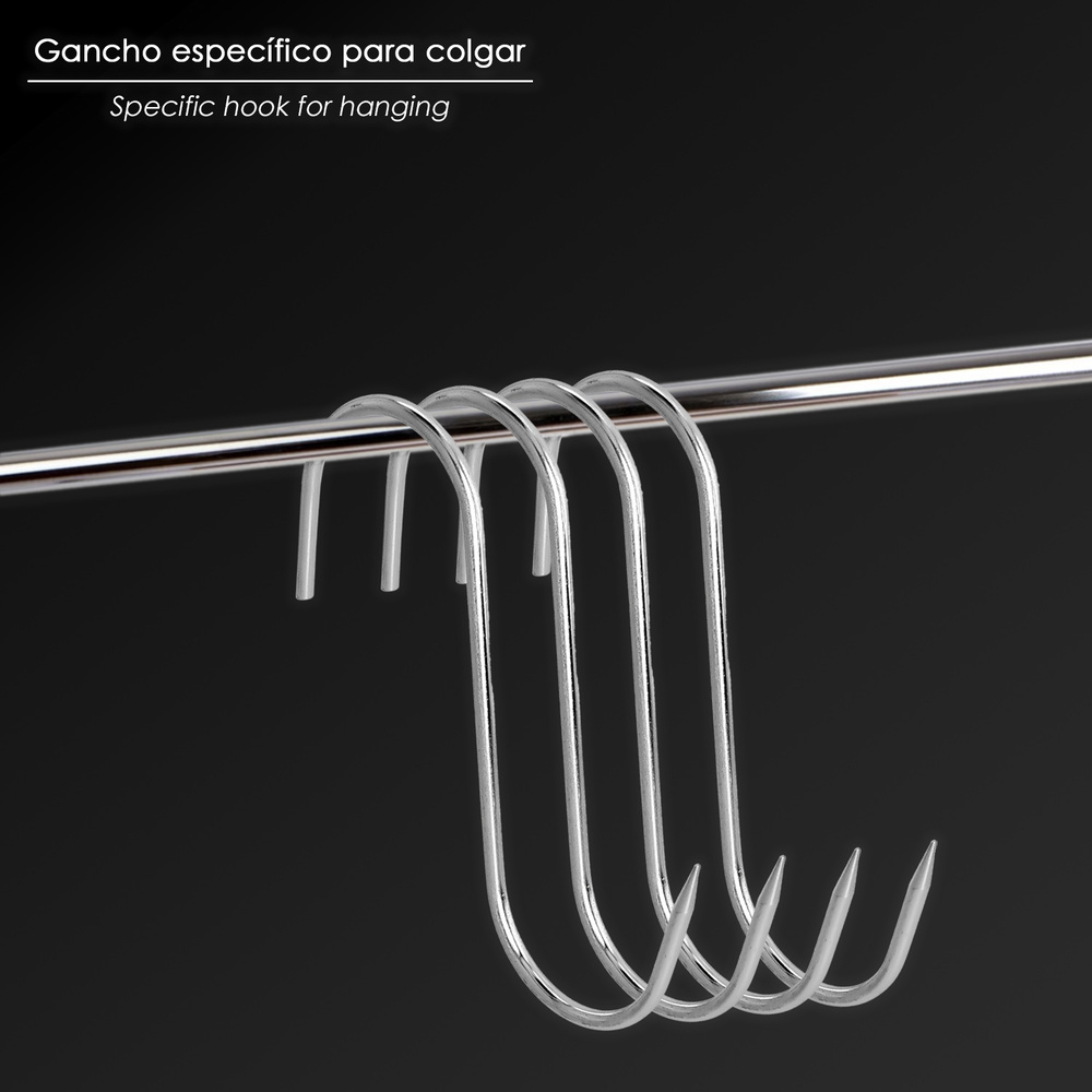 Gancho Carnicero Acero Inoxidable 180 mm.