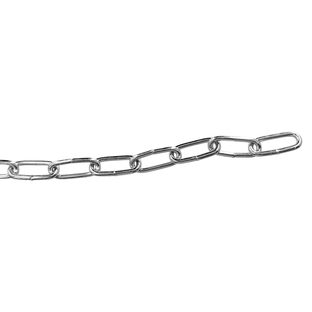 Cadena En Rollo Zincada 2 mm. (Rollo 111 metros)