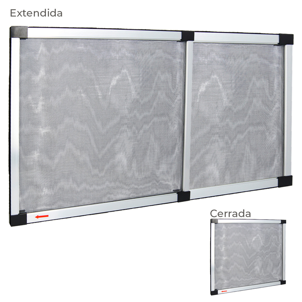 Mosquitera Extensible Marco Aluminio 75 x 100/192 cm. 