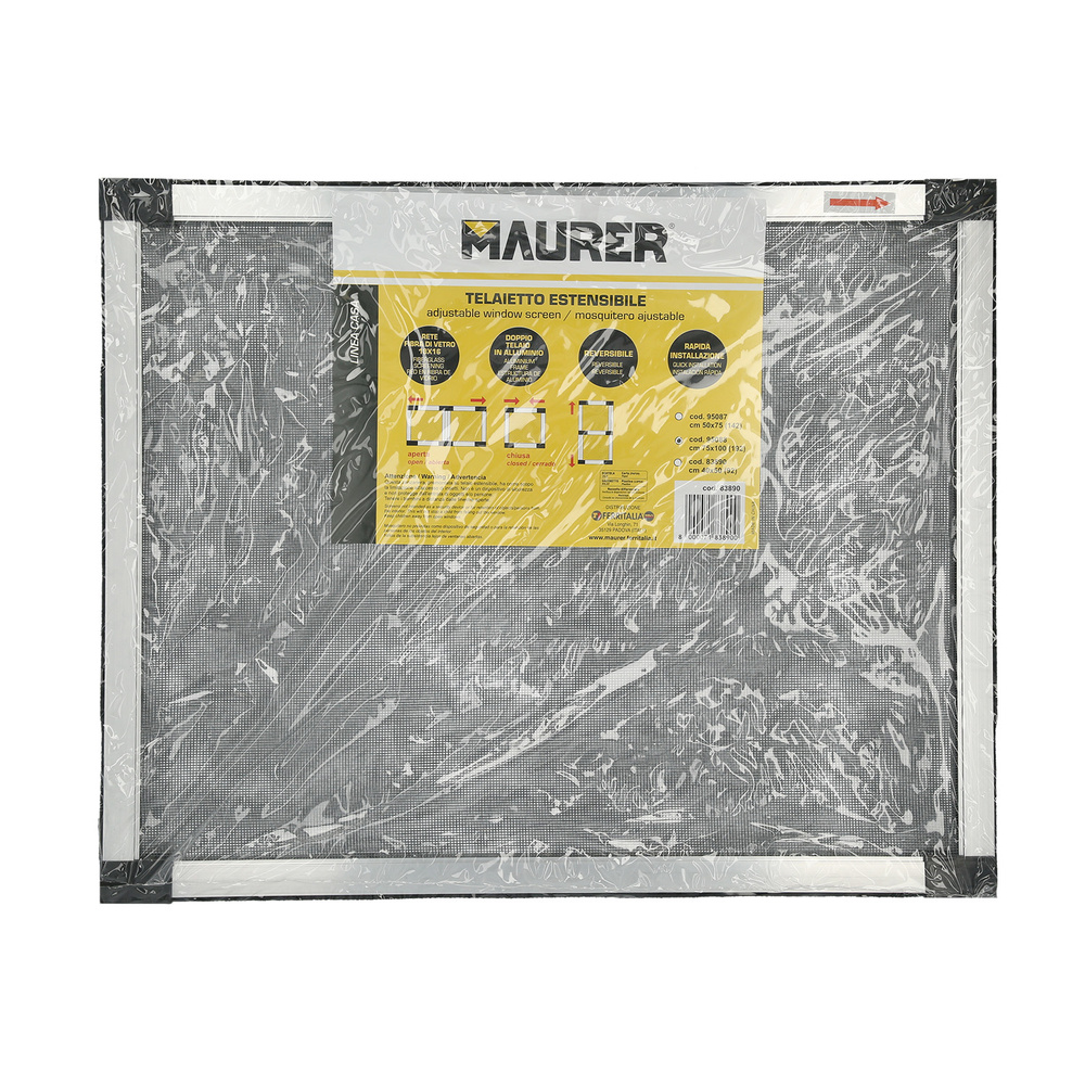 Mosquitera Extensible Marco Aluminio 75 x 100/192 cm. 