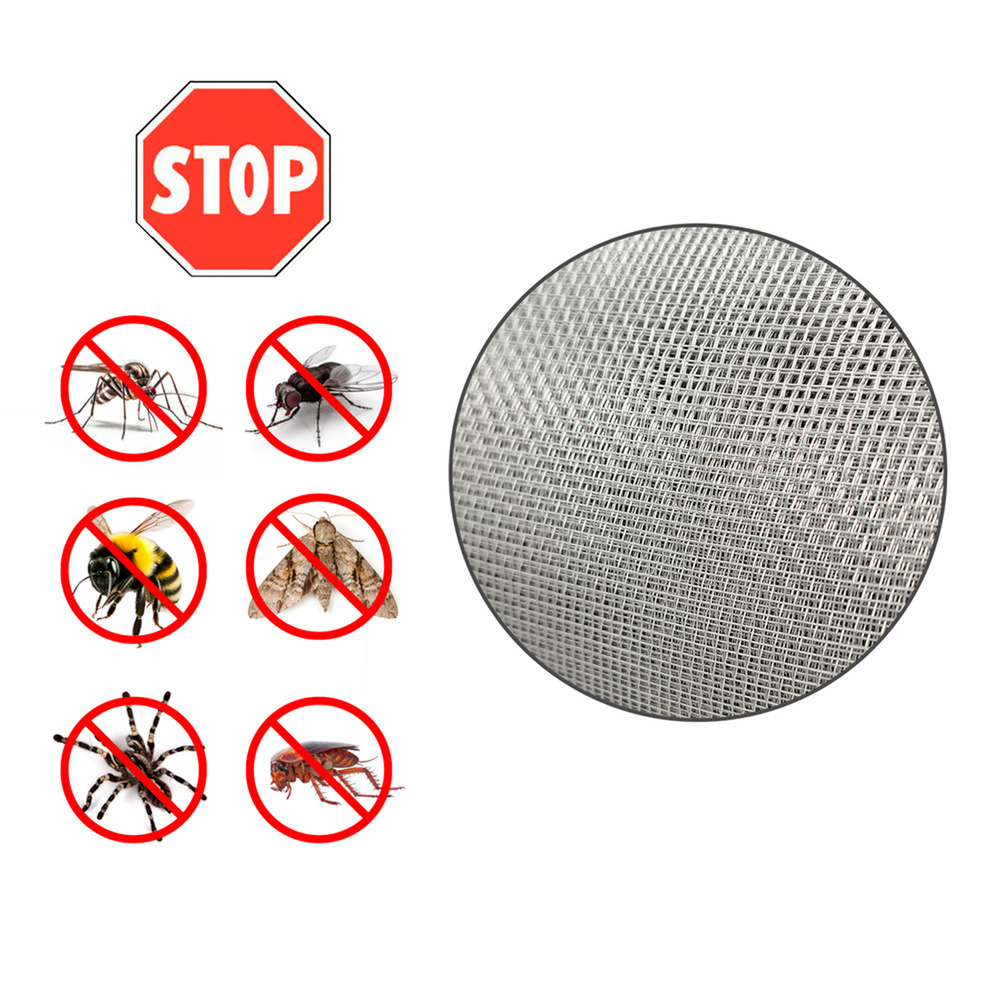 Tela Mosquitera Aluminio 18x14/100  Rollo 30 Metros