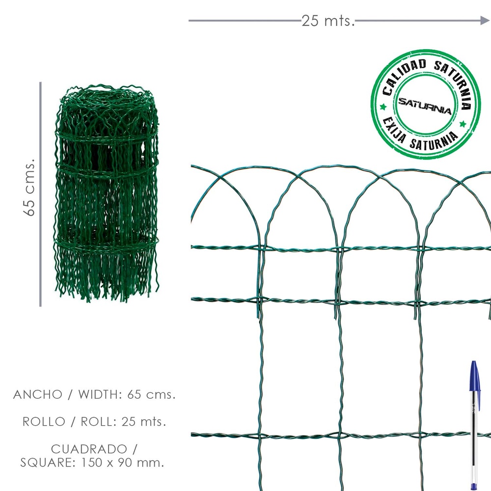 ▷🥇 distribuidor malla electrosoldada plastificada residence cm rollo 25 metros Mayorista 【AFT】