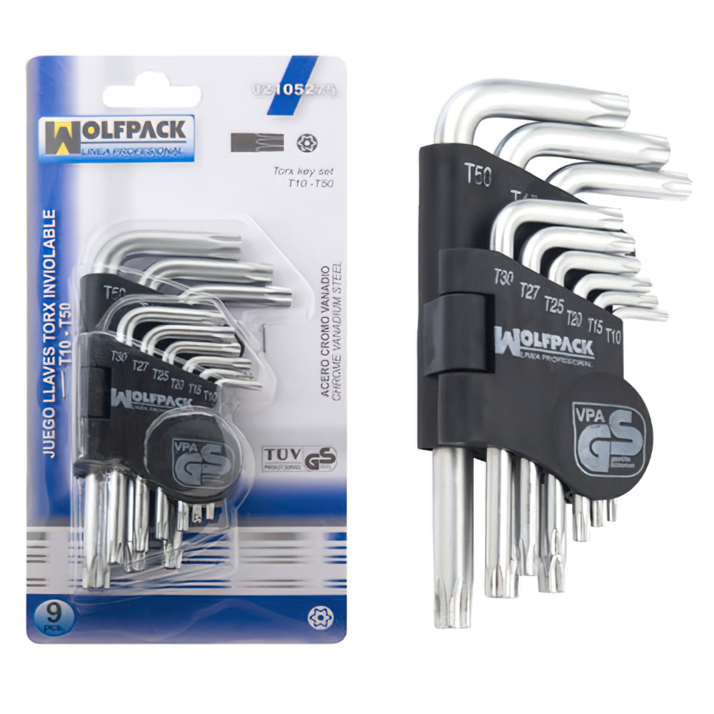 Juego Set Llave Torx 9 Piezas