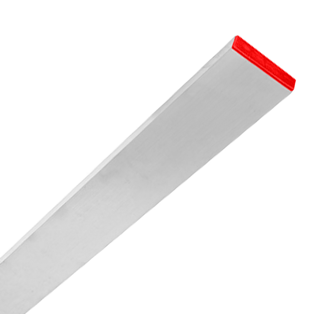 Regla Aluminio Rectangular Para Alisar Mortero 80x20 mm. Longitud 200 cm.