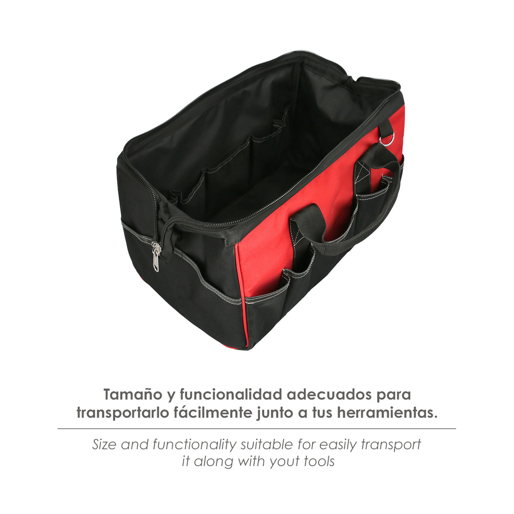 Bolsa Herramientas Nylon Multiusos 29x47x23 cm.