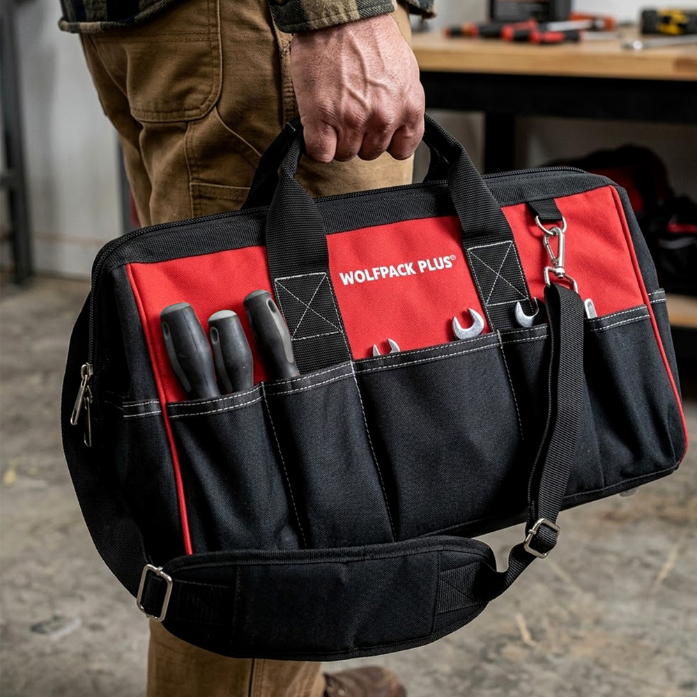 Bolsa Herramientas Nylon Multiusos 29x47x23 cm.