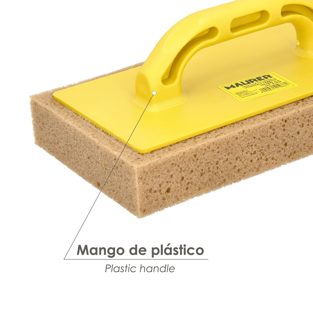 Talocha Fibra De Vidrio Con Esponja Plus 14 x 29 cm.