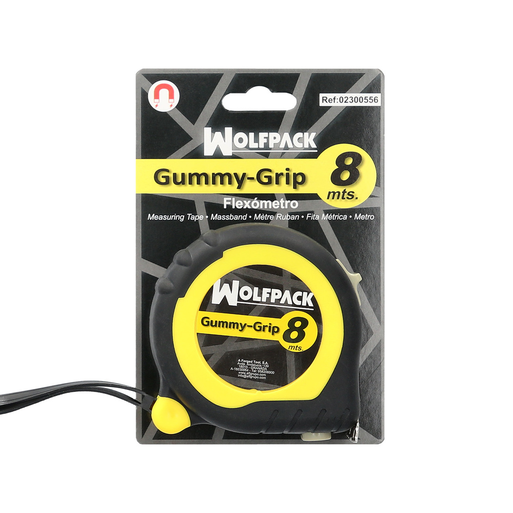 Flexometro Magnetico Grip Topline Con Freno 8 metros / 25 mm.