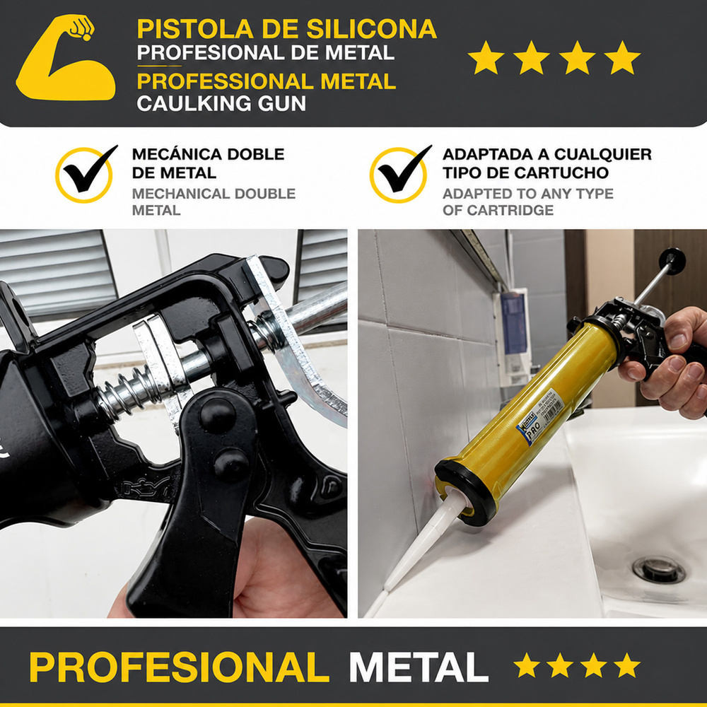 Pistola Silicona Extrafuerte