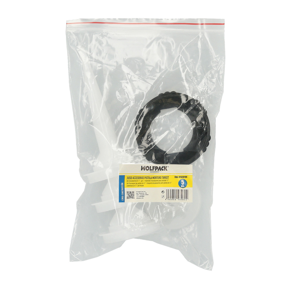 Juego Accesorios Pistola Aluminio / Acero Aplicar Mortero 660 CC. 02210502