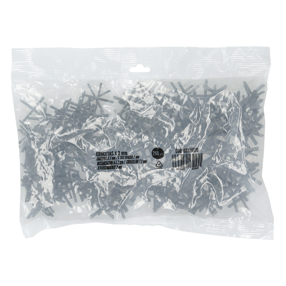 Crucetas Wolfpack Cruz 2 mm (Bolsa 250 Piezas)