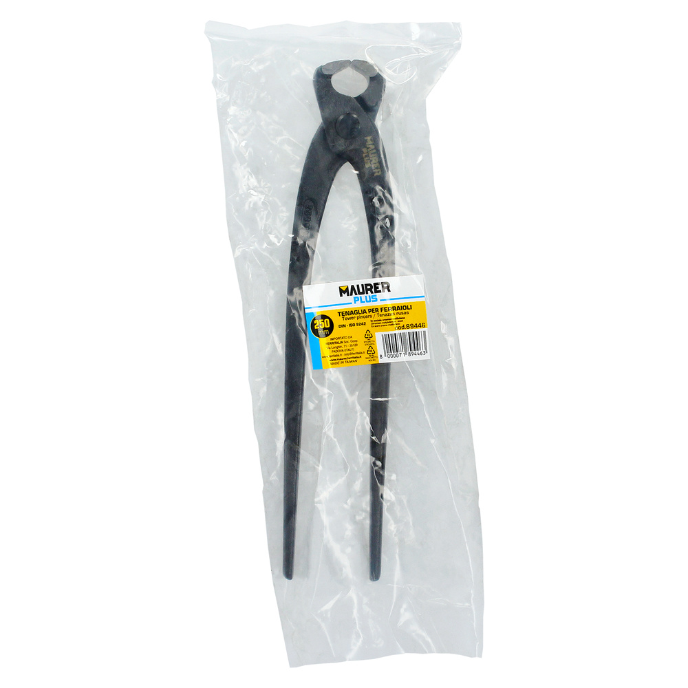 Tenazas Rusas Profesionales Plus DIN/ISO 9242 Cromo Vanadio Negra   10