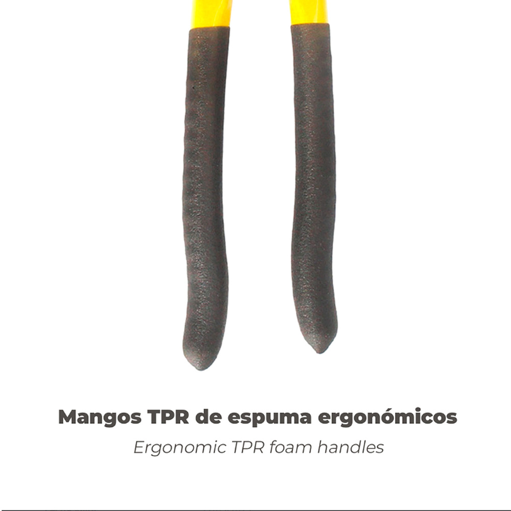 Tenazas Apertura Multiple Negra 180 mm. DIN 8976