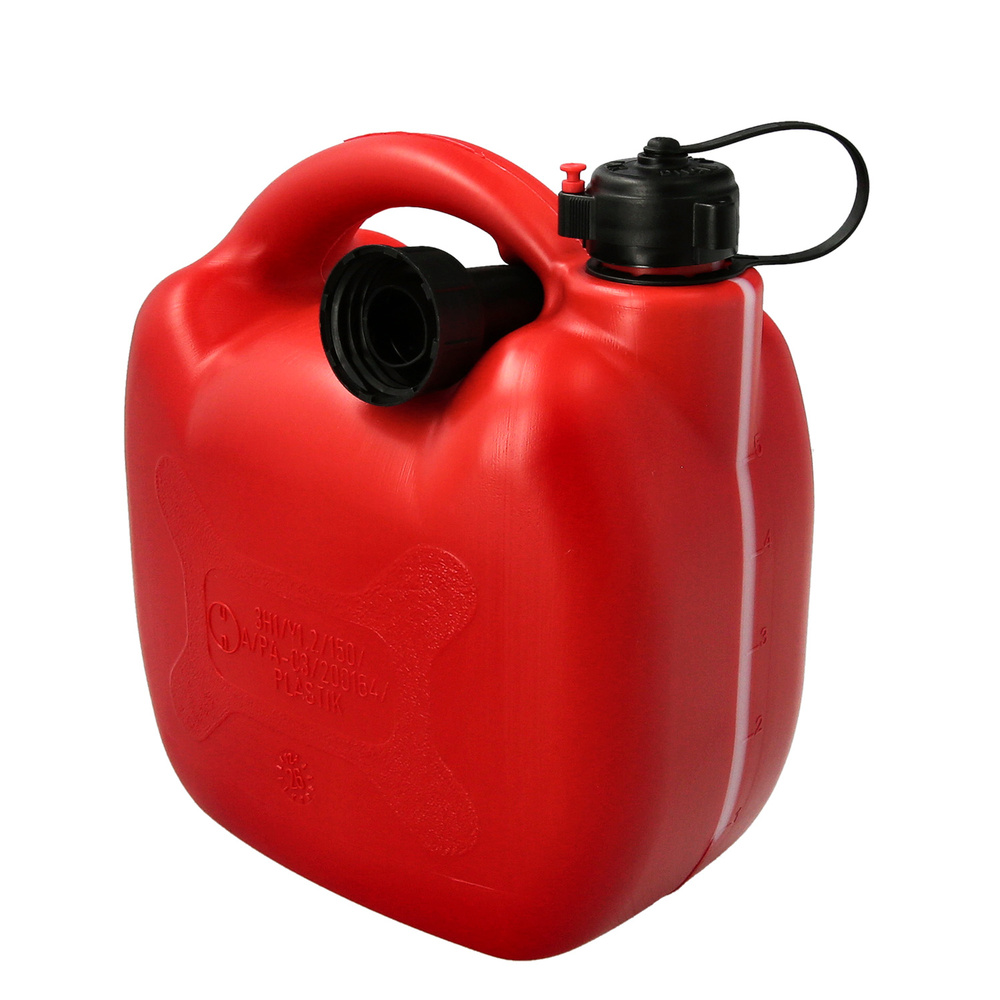 Bidón Homologado Para Gasolina De 5 Litros Fabricado En Polietileno De Alta Densidad.