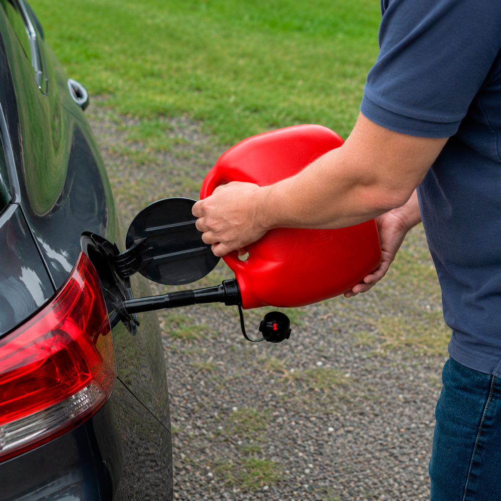Bidón Homologado Para Gasolina De 10 Litros Fabricado En Polietileno De Alta Densidad.