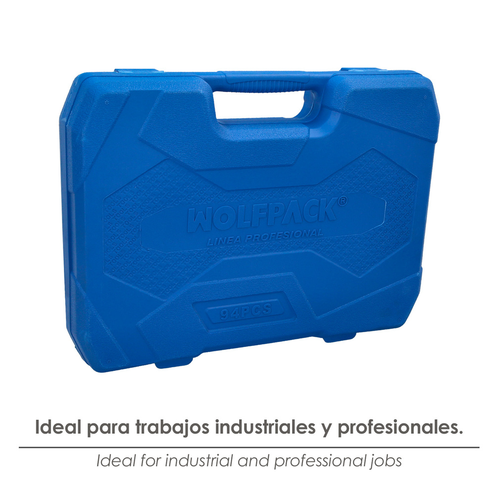 Juego Llaves Vaso y Puntas CRV 94 piezas 1/2