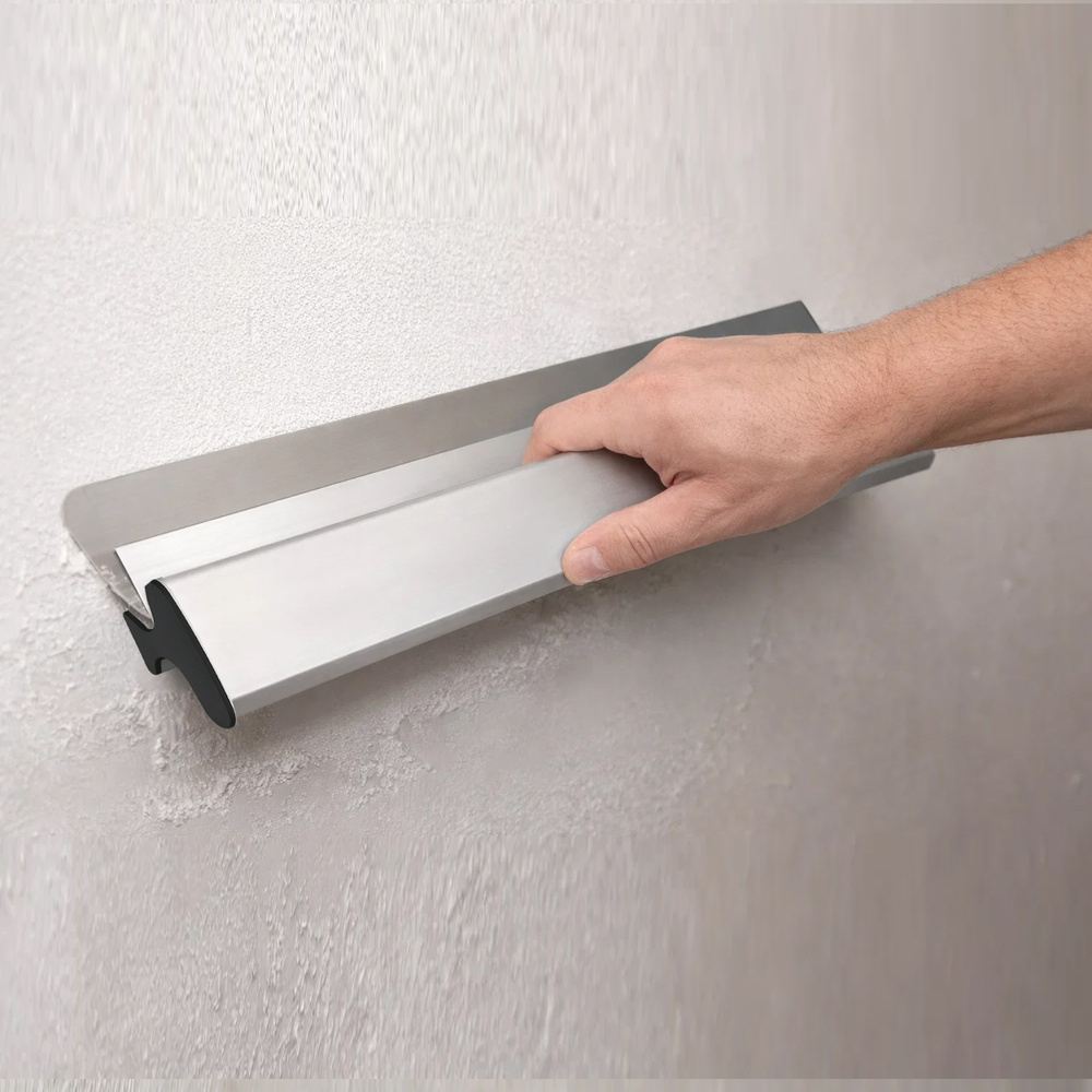 Llana Aluminio / Acero Inoxidable Para Yeso 80 cm.