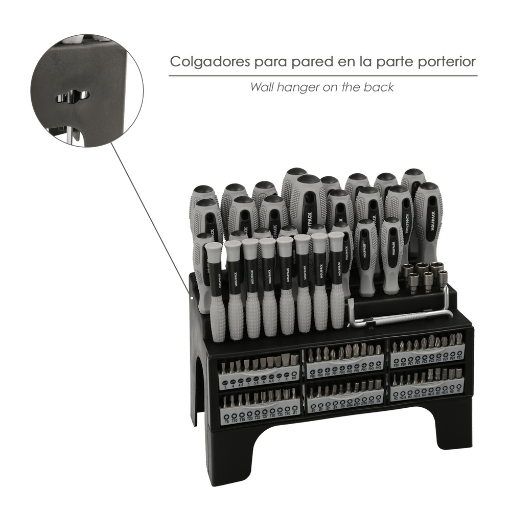 Juego De Destornilladores De 100 Piezas