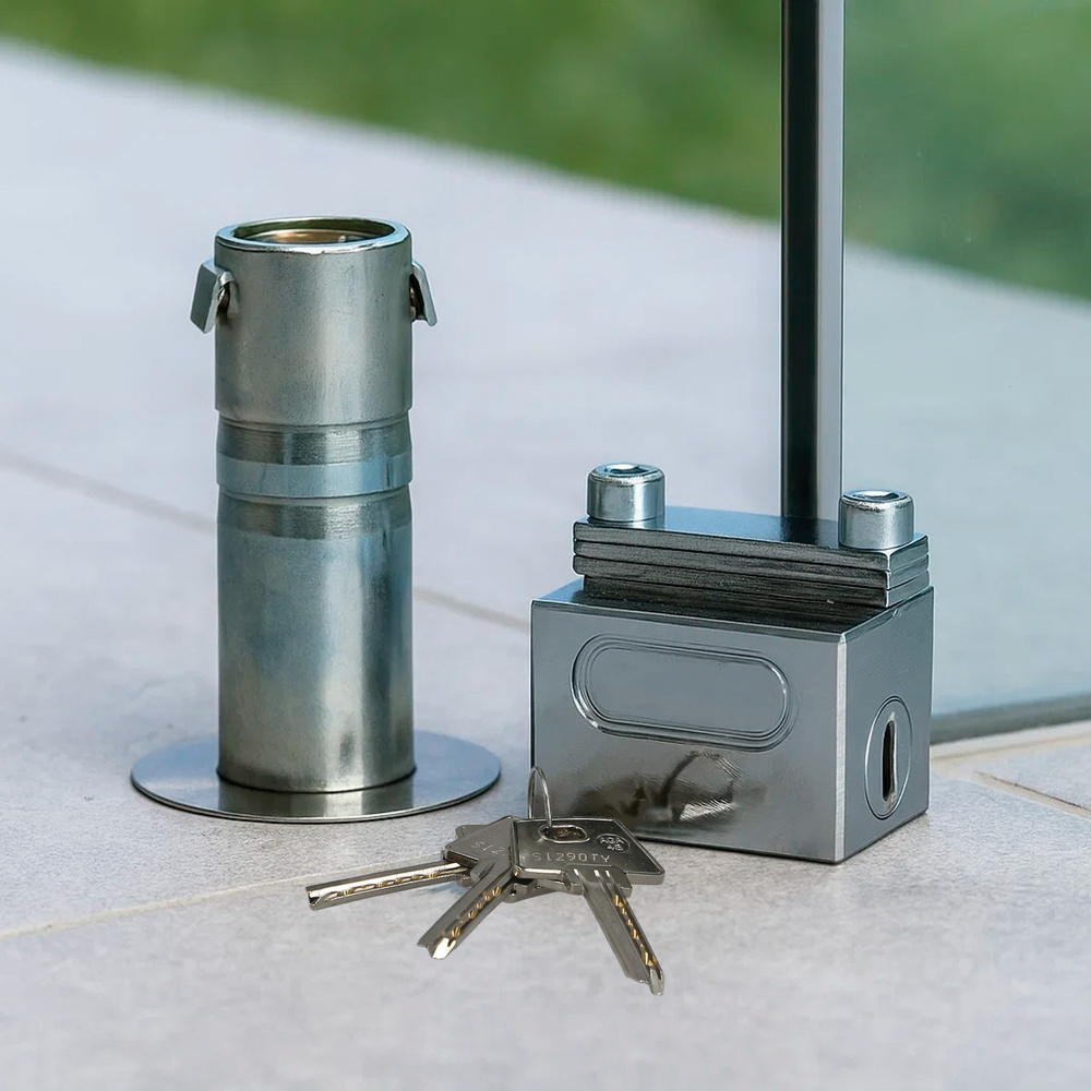 Candado Empotrar Llave Plana C-1 Hembra    