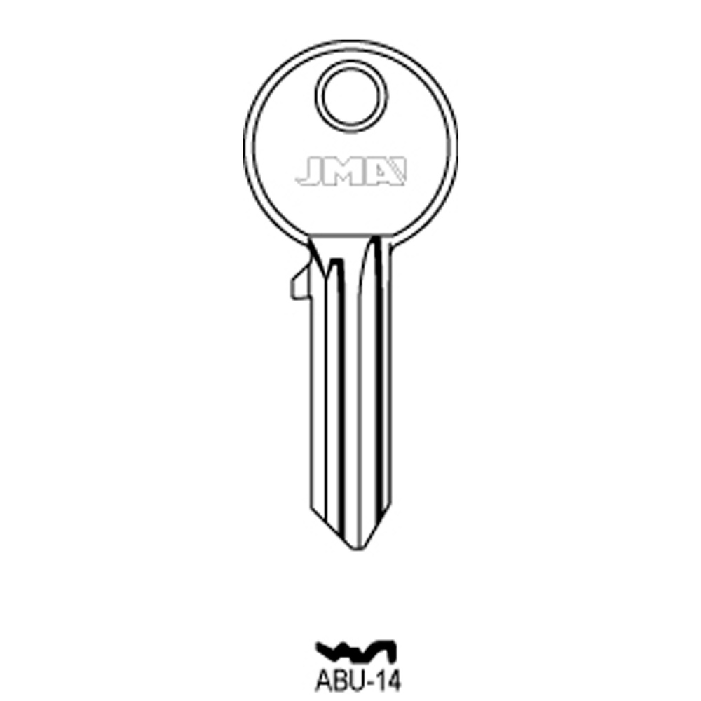 Llave Acero Abu-14