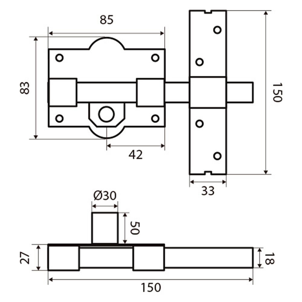 ▷🥇 distribuidor cerrojo seguridad fac 946-rp/80 serie uve niquelado  antibumping