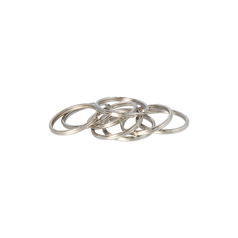 Anilla Llavero Niquelada 1,4x16x12 mm. (Bolsa 1000 unidades) 