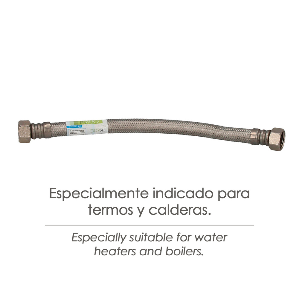 Latiguillo Flexible Acero Inoxidable Termo Hembra 1/2