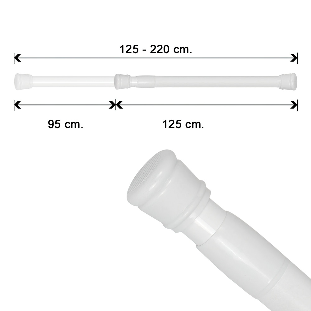 Barra Cortina Ducha Extensible barata