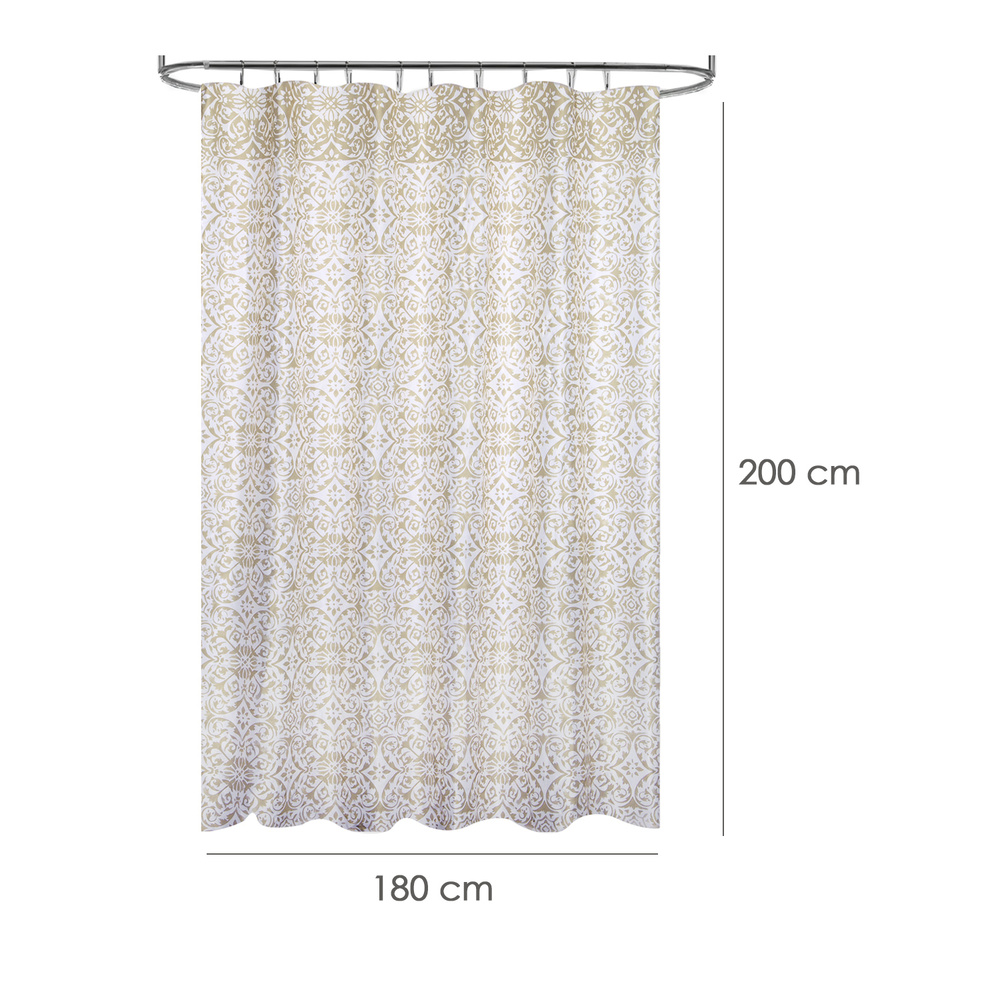 ▷🥇 distribuidor cortina ducha tela rosoni 180 x 200 cm impermeable