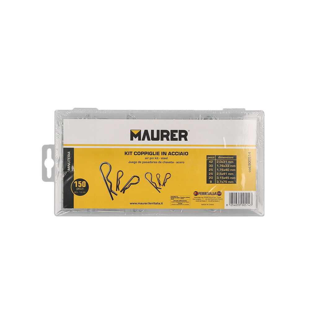 Maletin Pasadores R 150 piezas