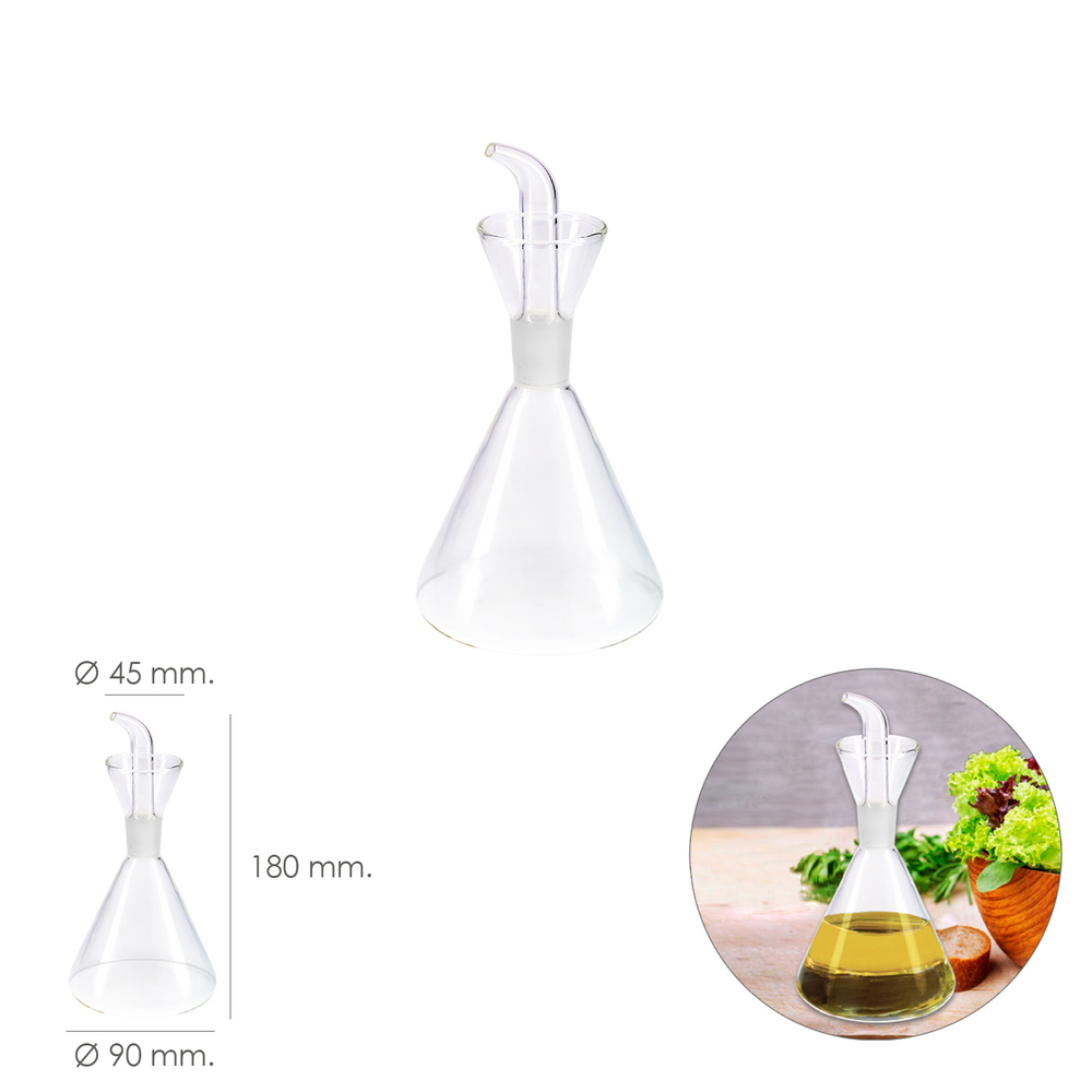 Aceitera Antigoteo Cristal, 250 ml