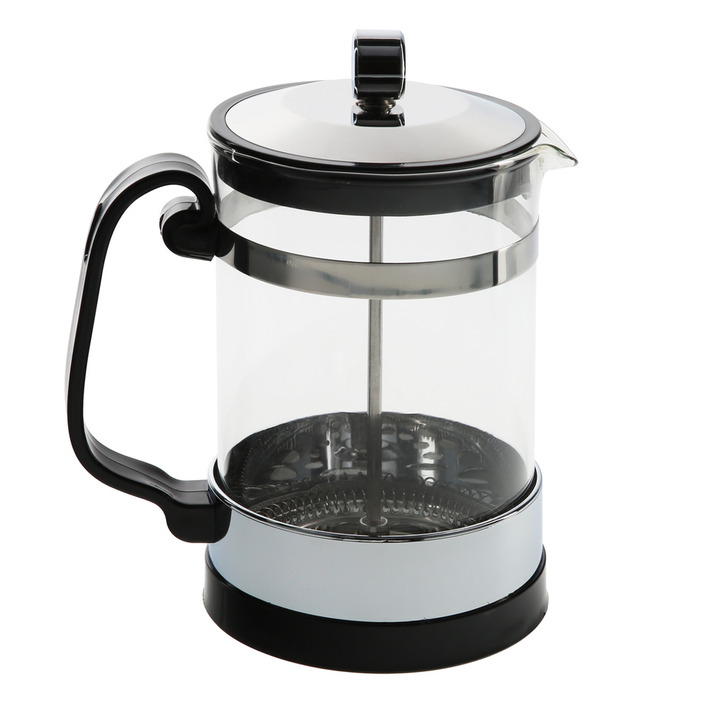 ▷🥇 distribuidor cafetera de embolo de cristal y acero inoxidable 800 ml |  Mayorista Ferretería 【AFT】