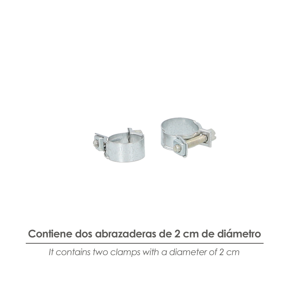 Kit Butano (Manguera 1,5 Metros con 2 Abrazaderas)