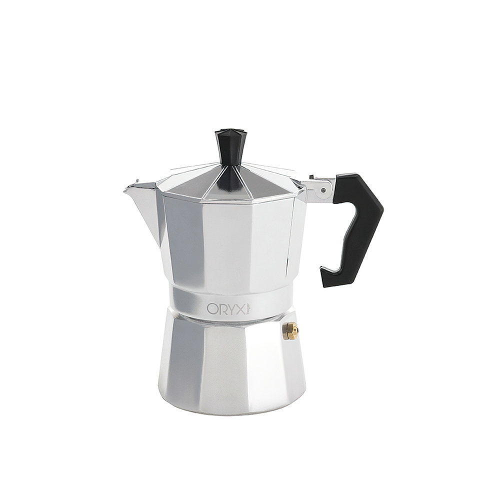 cafetera italiana 3 tazas 150ml cafe expres 15cm alto barril - Barril