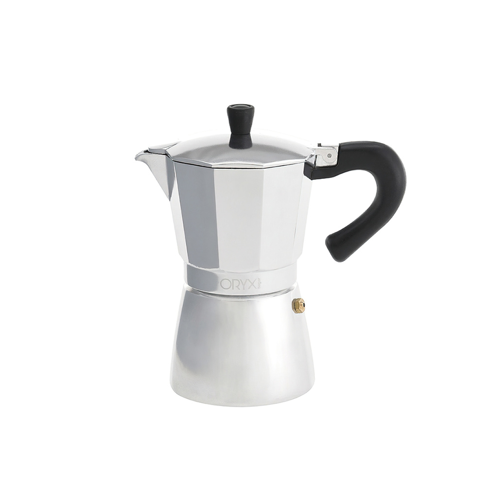 Cafetera Italiana Aluminio 300ml o 6 Tazas Fissman