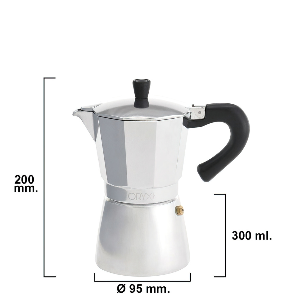 CAFETERA INDUCCIÓN ALUMINIO 6 TAZAS (300 ML.) - Simi Seguridad