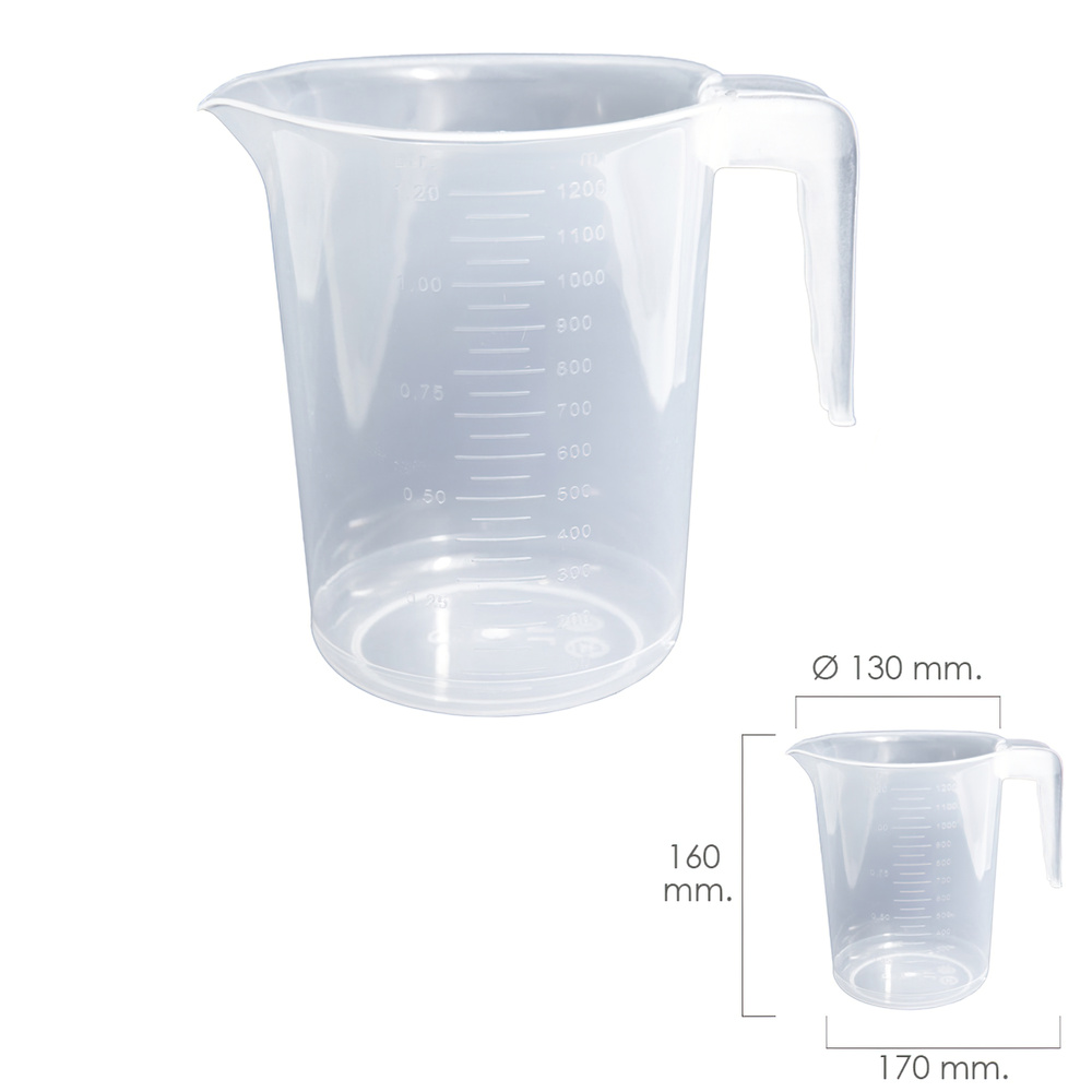 ▷🥇 distribuidor jarra medidora plástico apta microondas 12 litros