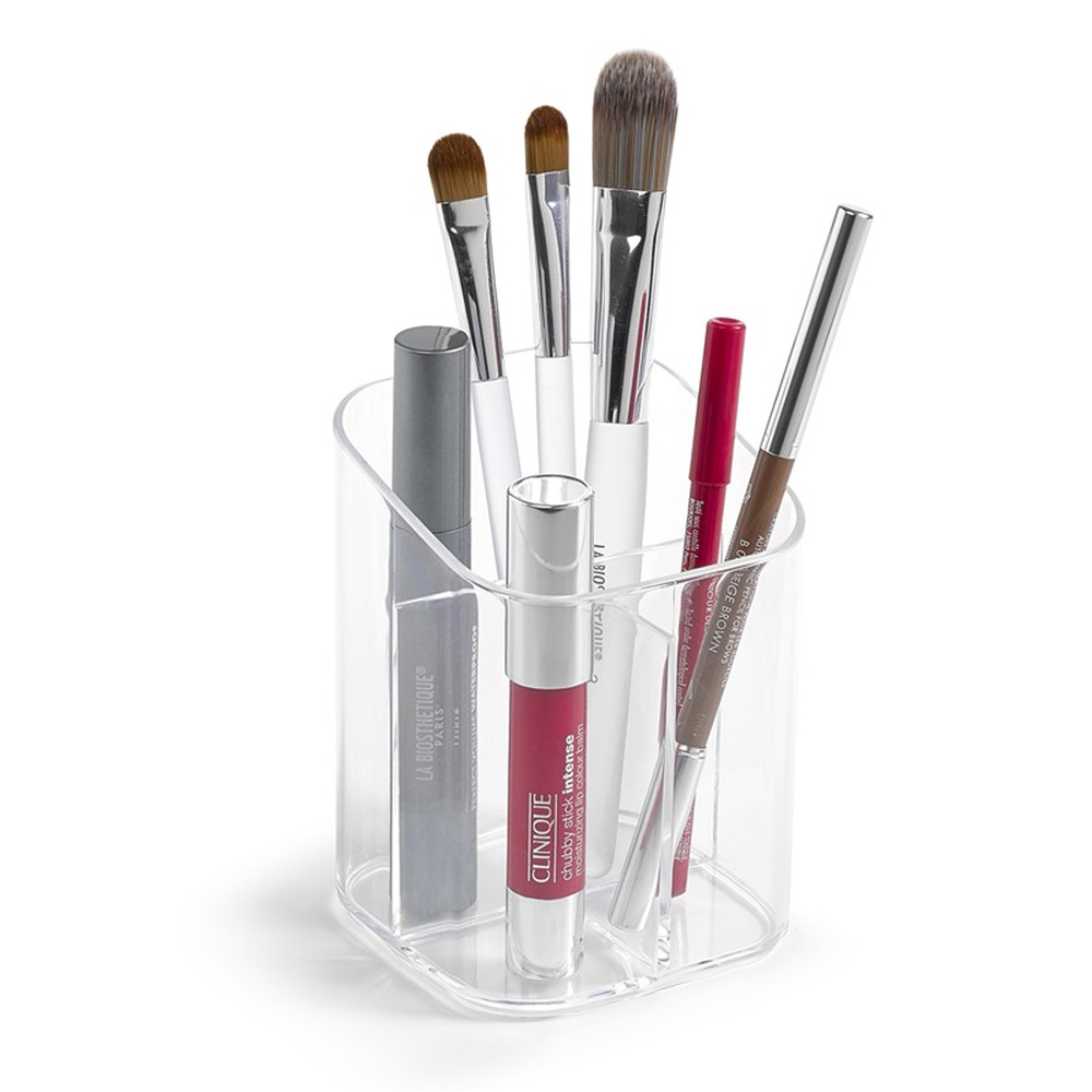 Organizador Transparente Cosmetica / Maquillaje 8,2x8,2x11,5 cm.