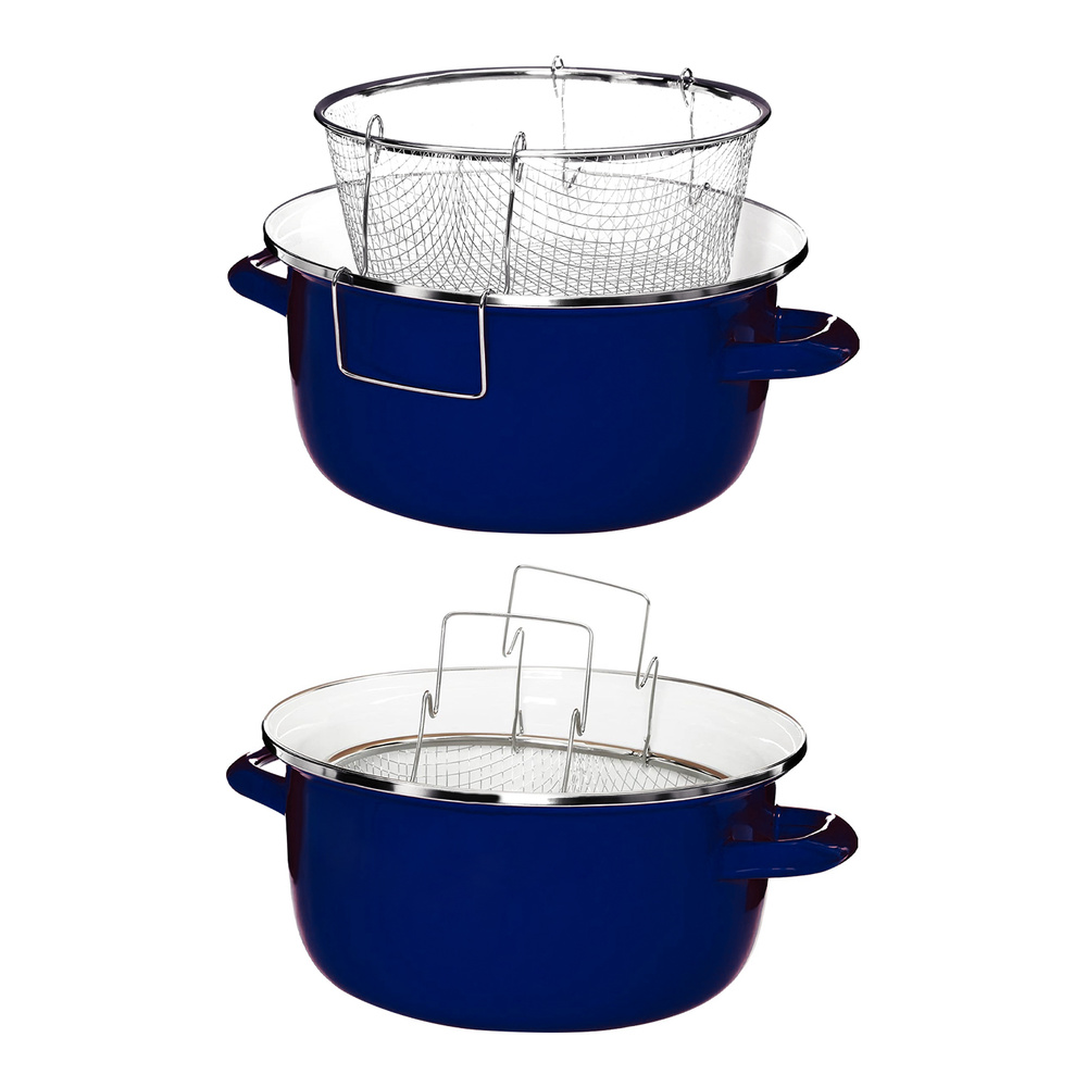 Cesta Freir Acero Inoxidable Con Asas Ø 20 cm. 