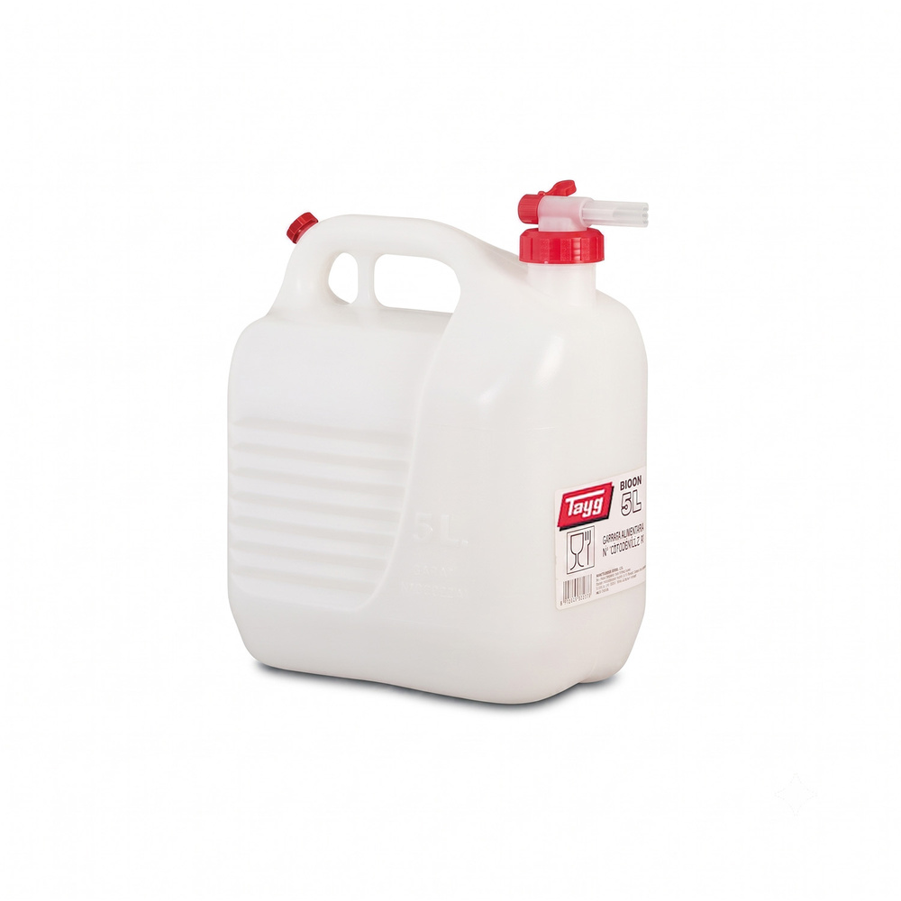 Bidon Con Grifo Plastico Sanitario  5 Litros