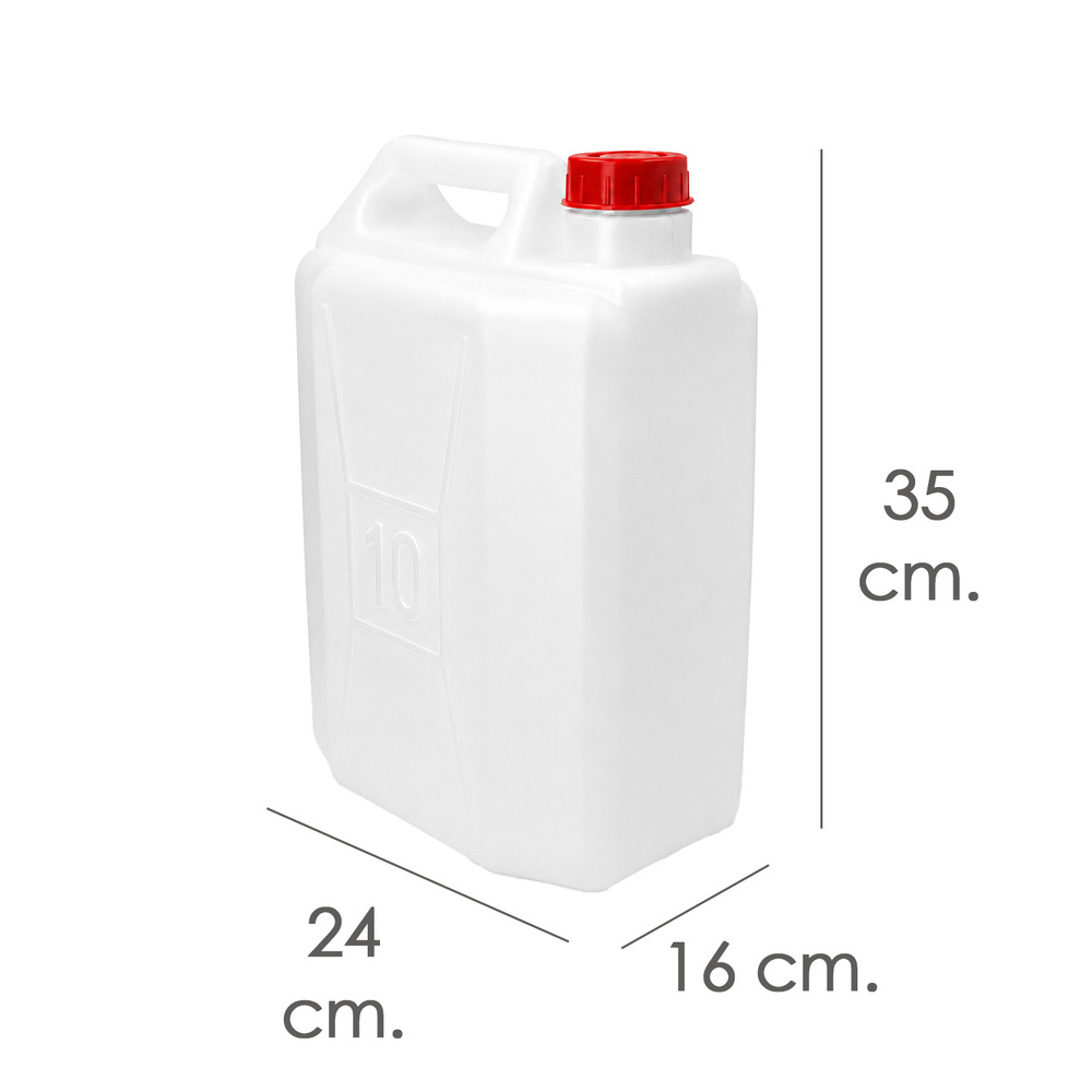 Bidon Alimentario / Garrafa Plastico 10 Litros