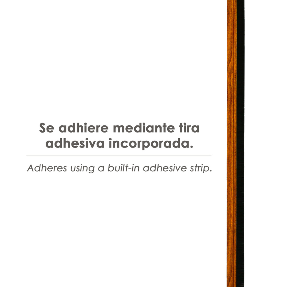 Burlete Puerta Pvc Roble Con Cepillo 1 Metro