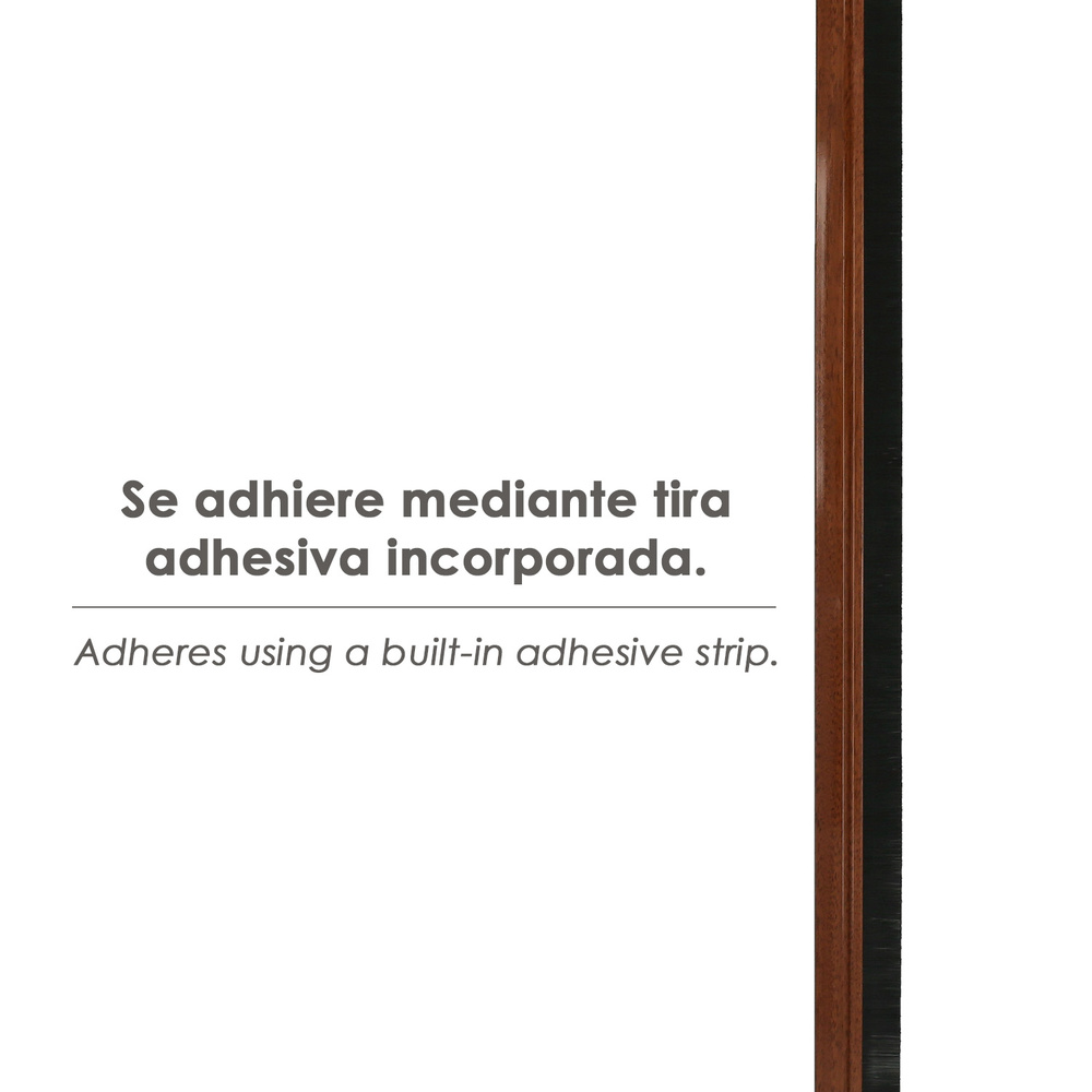 Burlete Puerta Pvc Sapelli Con Cepillo 1 Metro