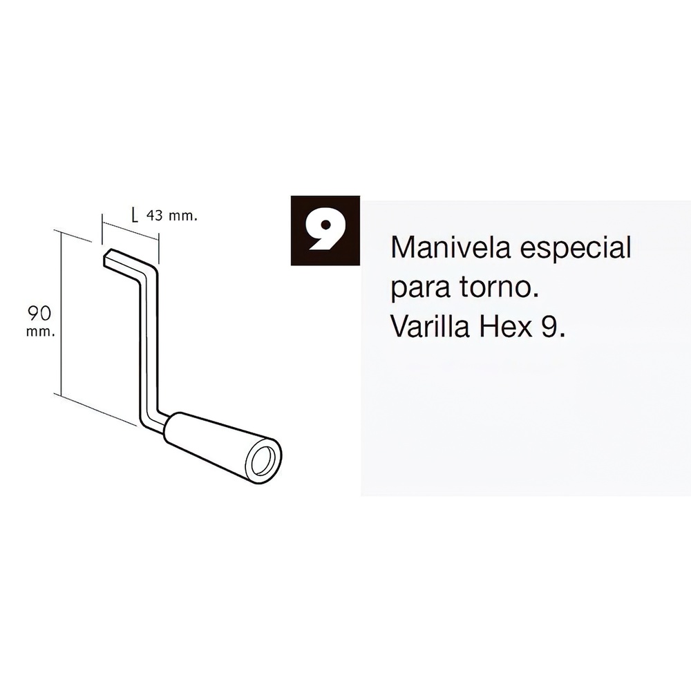 ▷🥇 distribuidor manivela para torno persiana corta blanca