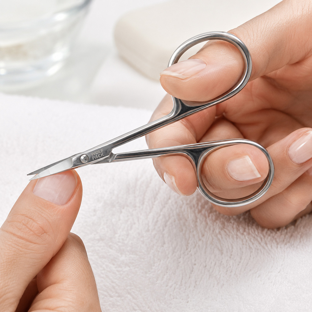 Tijeras Manicura Curva 3,5