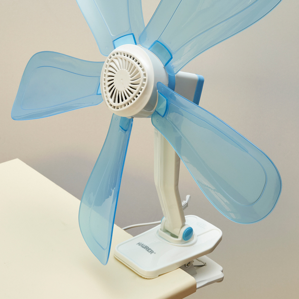Ventilador Con Clip Sobremesa Ø 43 cm.