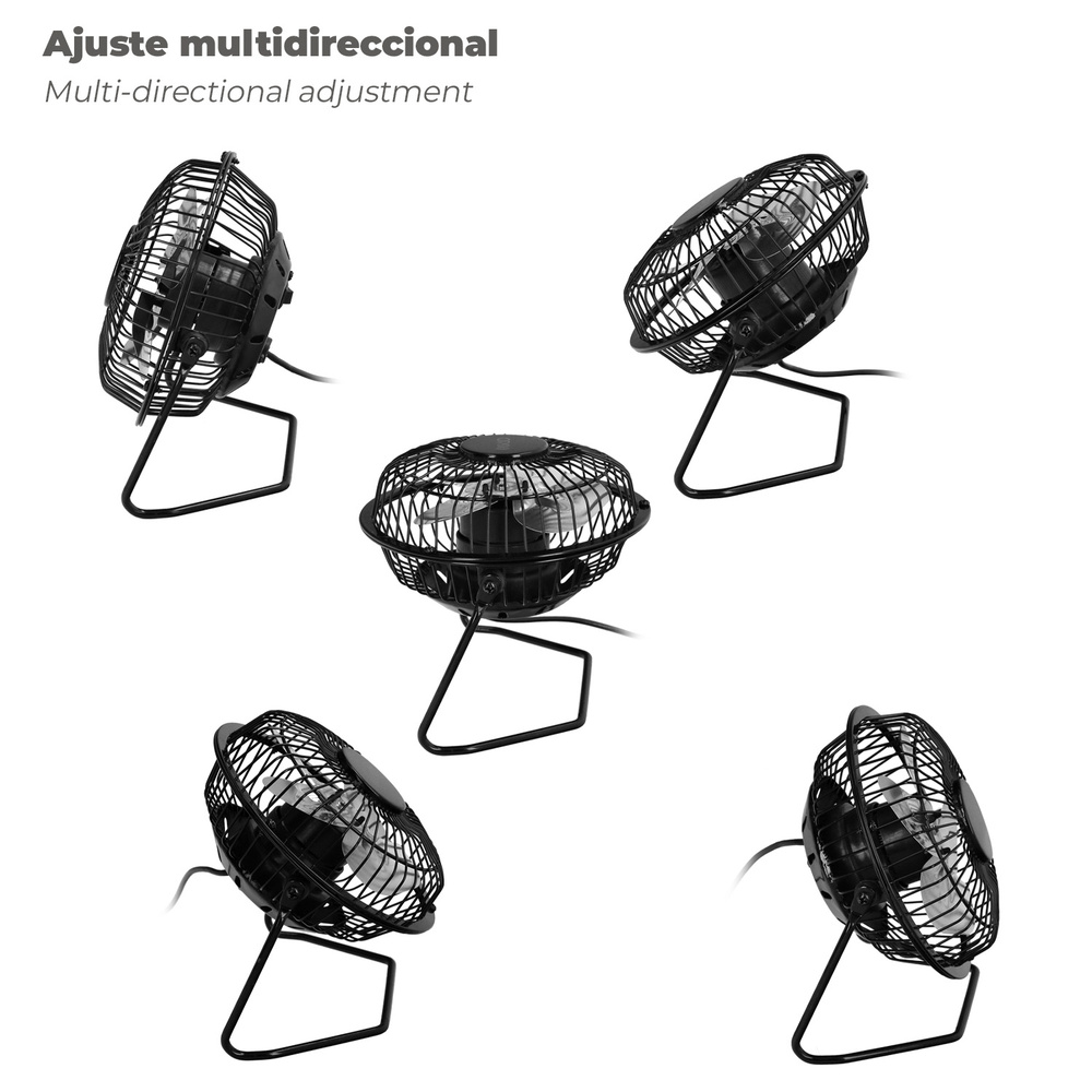Ventilador Sobremesa 10 cm. 2,5 Watt USB. Ventilador Sobremesa 10 cm. 2,5 Watt USB.