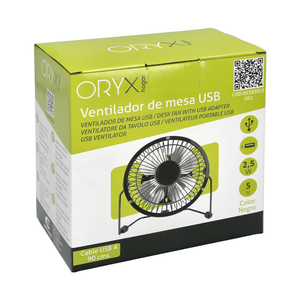 Ventilador Sobremesa 10 cm. 2,5 Watt USB. Ventilador Sobremesa 10 cm. 2,5 Watt USB.