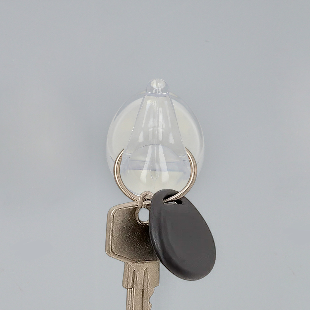 Colgador Oryx  Transparente Grande (Blister 2 Unidades) Adhesivo