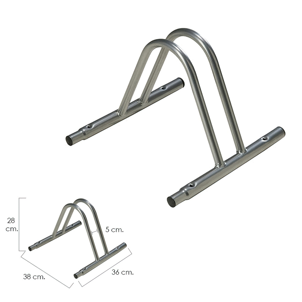 Soporte para bicicletas de suelo - SHEFFIELD - AUTOPA - de acero  galvanizado / de acero inoxidable / profesional